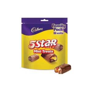 5 STAR CHOCOLATE MINI TREATS PACK 144 GM