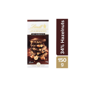 LES GRANDES CHOCOLATE 34% HAZELNUT DARK 150G