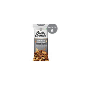 NUTTY GRITTIES DRY FRUIT SMOKED COCKTAIL MIX NUTS 40GM