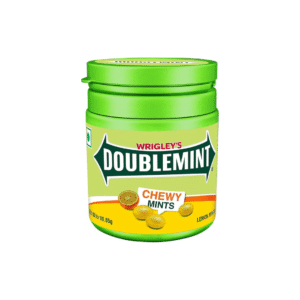 WRIGLEYS CHEWING GUM DOUBLEMINT LIME BOTTLE 80.85G