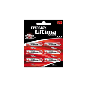 EVEREADY BATTERY ALKALINE AAA ULTIMA 6PCS