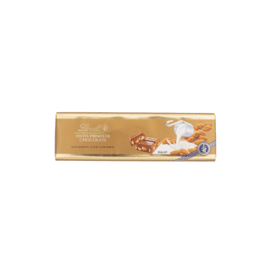 LINDT CHOCOLATE GOLD TAB MILK WITH HAZELNUTS 300G
