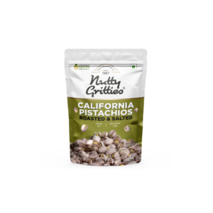 NUTTY GRITTIES DRY FRUIT ROASTED&SALTED CALIFORNIA PISTACHIO 200GM