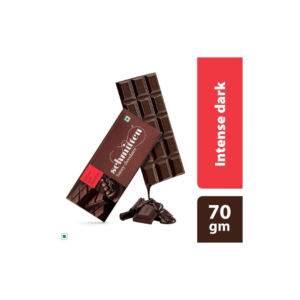 SCHMITTEN CHOCOLATE DARK WITH REAL COCOA NIB 70GM