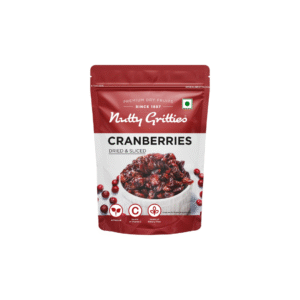 NUTTY GRITTIES DRIED CRANBERRIES 200G