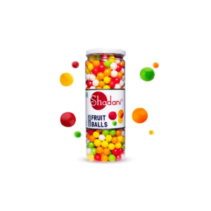 SHADANI CANDY FRUIT BALLS CAN 160G