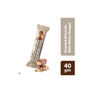 HOPPITS CHOCOLATE DARK ROASTED ALMOND 40GM