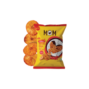 MOM KERALA BANANA CHIPS SPICY PERI PERI 75G