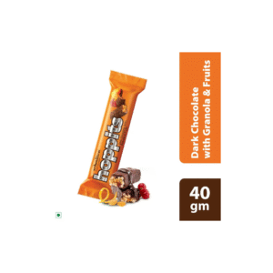 HOPPITS CHOCOLATE DARK GRANOLA & FRUITS 40GM