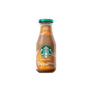 STARBUCKS DRINK COLD COFFEE FRAPPUCCINO CARAMEL GLASS 250ML