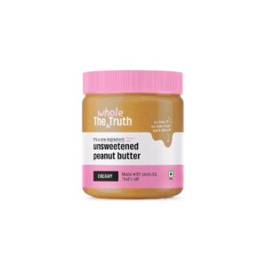WHOLE TRUTH UNSWEETENED CRUNCHY PEANUT BUTTER 325G